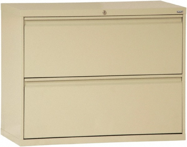 Sandusky Atlantic 30 Wide X 28 3 8 High X 19 1 4 Deep 2 Drawer Lateral File With Lock 54773627 Msc Industrial Supply