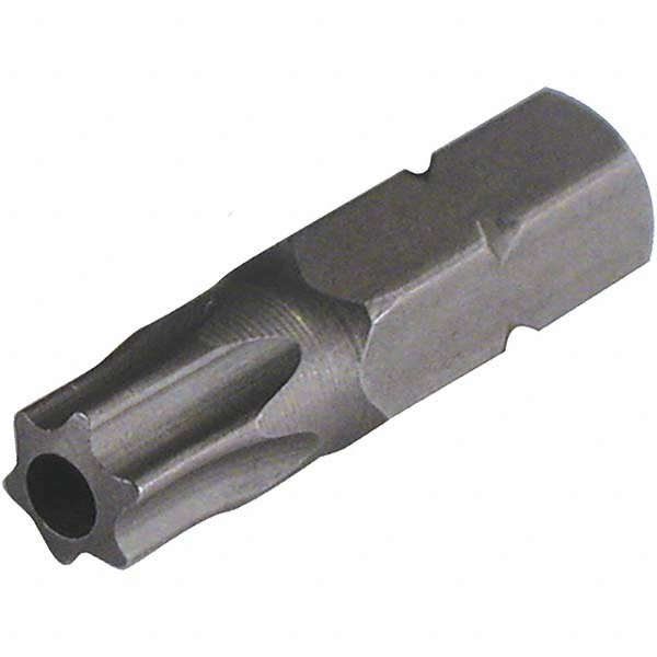 Wiha 1/4" Drive T25 Tamperproof Torx Screwdriver Bit - 1" OAL, Tamper Resistant Bit | Part #70148