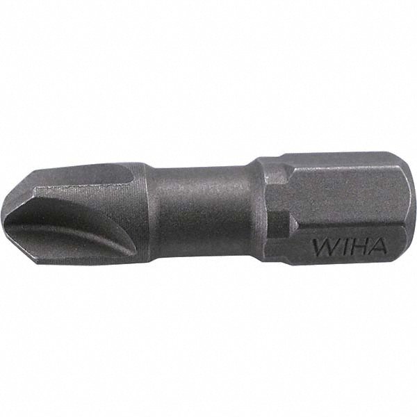 Wiha 71908 Screwdriver Insert Bit: #8 Point, 6.3 mm Drive, 25 mm OAL Image