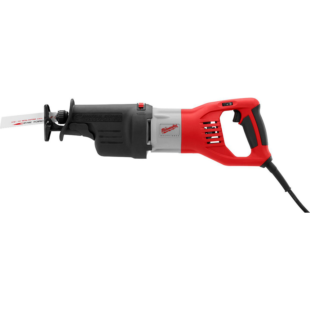 Electric Reciprocating Saws; Strokes per Minute: 0 to 2800 ; Stroke Length: 1.40in ; Maximum Stroke Length (Inch): 1-2/5 ; Saw Length: 24in ; Amperage: 15.0000A ; Voltage: 120.00V ac