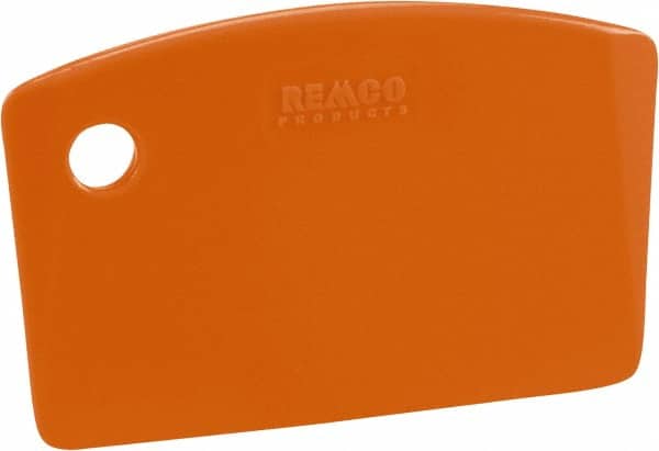 MSC1R - Stainless steel scraper with 51'' aluminum handle and red plastic  grip