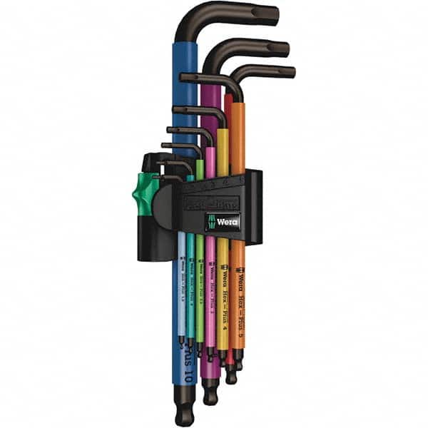 Wera 5022089001 Hex Key Sets; Ball End: Yes ; Hex Size: 1.5 - 10 mm ; Hex Size Range (mm): 1.5 - 10 ; Material: Steel ; Metric Hex Sizes: 1.5, 2, 2.5, 3, 4, 5, 6, 8, 10 