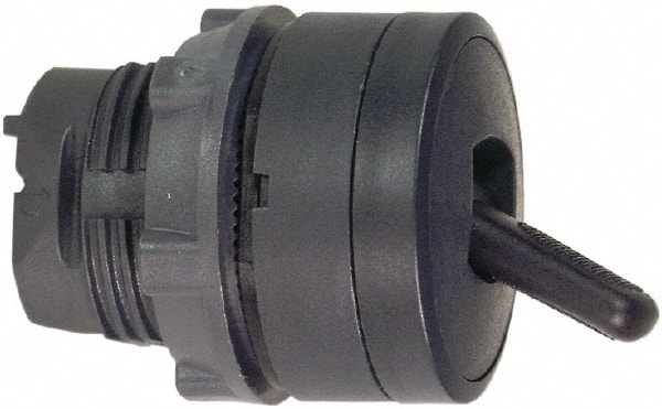 Schneider Electric ZB5AD28 Selector Switch Only: 2 Positions, Maintained (MA), Black Toggle 