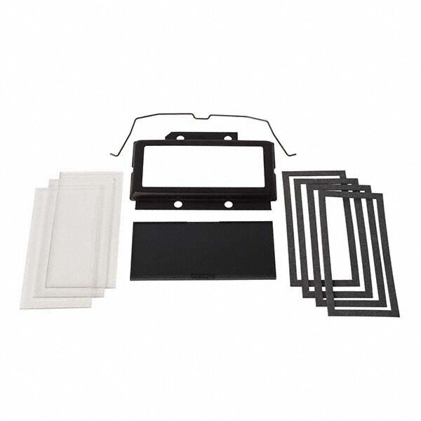 Welding Lenses & Plates; Lens Shade: 10; Lens Color: Clear; Mount: Snap-In; Mount Type: Snap-In; Material: Nylon; Window Height (Inch): 4 in; Window Width (Inch): 5; 5 in; Window Width (cm): 5 in; Window Thickness (Decimal Inch): 0.0 in; Description: Incl