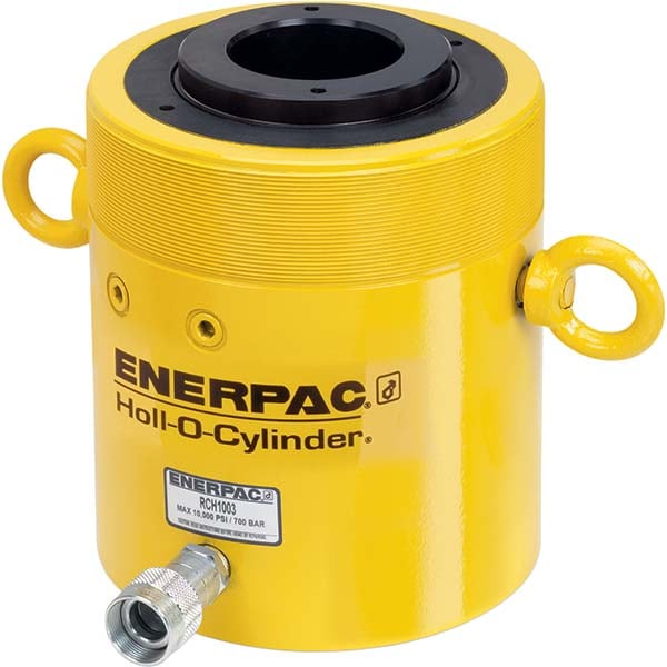 Enerpac RCH1003 Compact Hydraulic Cylinder: Base Mounting Hole Mount, Steel Image