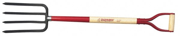 Razor-Back 72103 Spading Fork with 30" D-Grip Wood Handle 