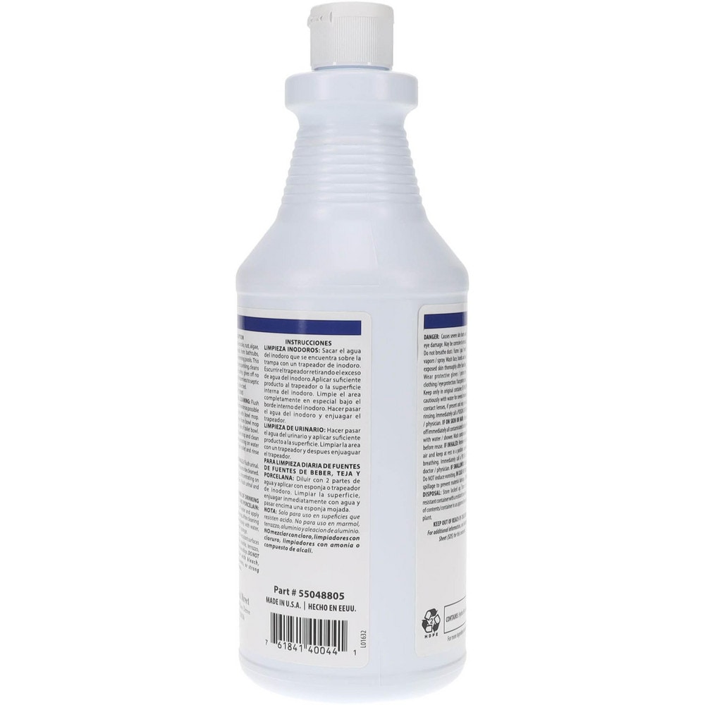 Made in USA - Bathroom, Tile & Toilet Bowl Cleaners; Product Type: Bathroom  Cleaner; Form: Paste; Container Type: Bottle; Scent: Ammonia; Application:  Bathroom Surfaces - 16802522 - MSC Industrial Supply