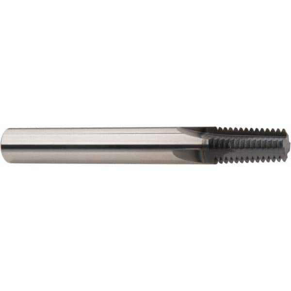 Niagara Cutter 17004507 Straight Flute Thread Mill: 3/8-18, External & Internal, 3 Flutes, 5/16" Shank Dia, Solid Carbide 