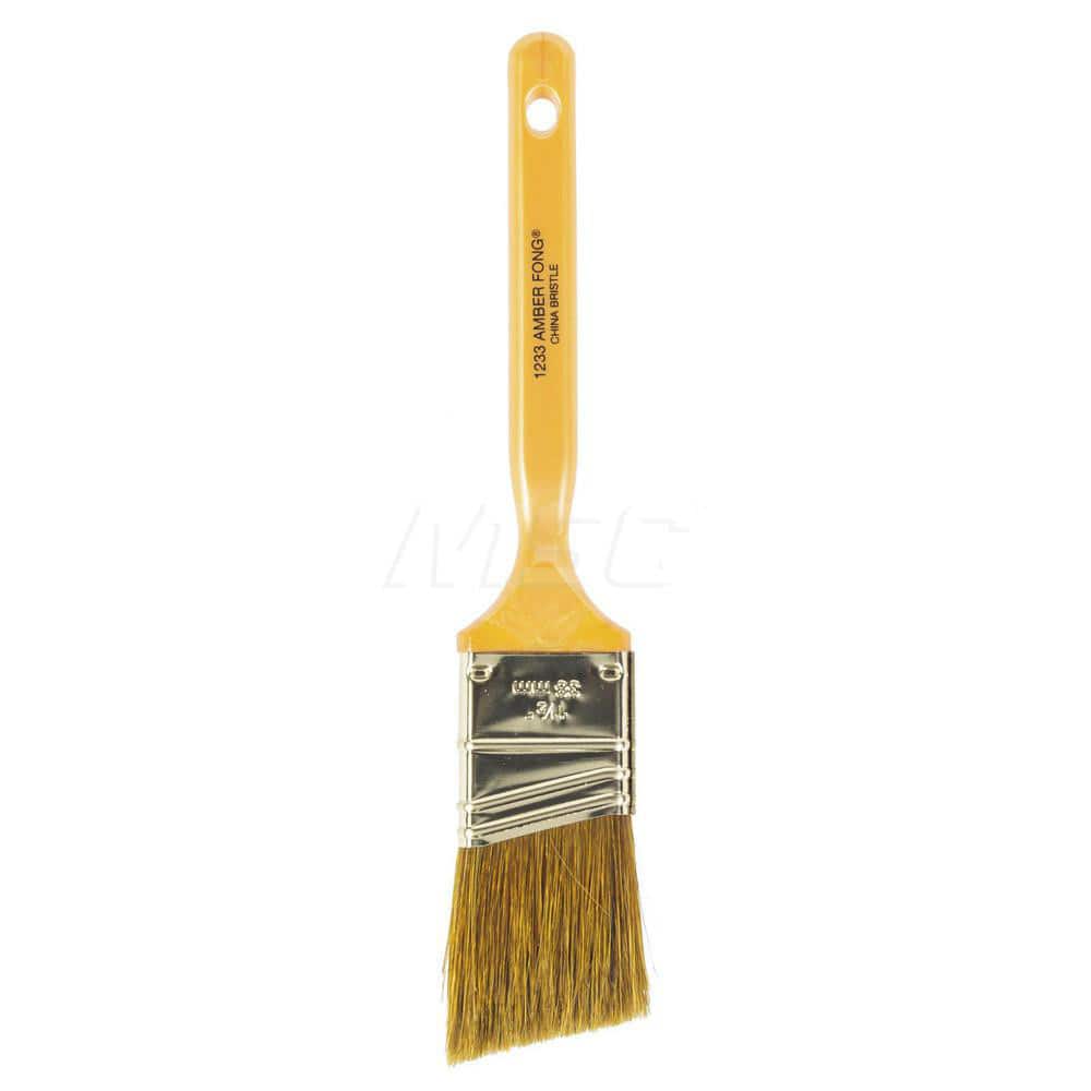 Wooster Brush - Paint Brush: 1-1/2″ Wide, Hog, Natural Bristle - 55112510 -  MSC Industrial Supply