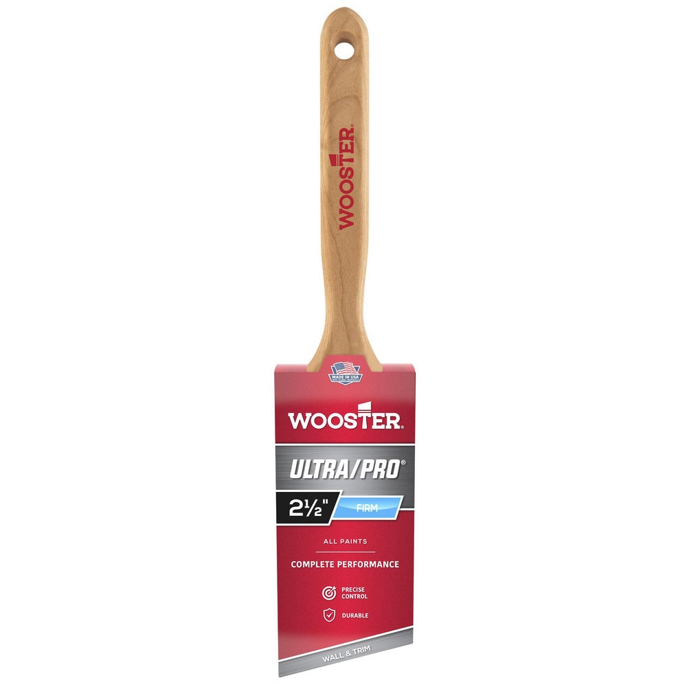 Wooster Brush 4174-2-1/2 Paint Brush: 2-1/2" Synthetic, Synthetic Bristle 