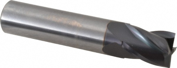 OSG 414-500011 Square End Mill: 1/2 Dia, 5/8 LOC, 1/2 Shank Dia, 2-1/2 OAL, 4 Flutes, Solid Carbide Image