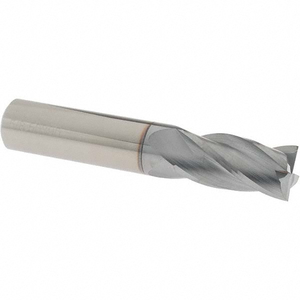 OSG 404-625008 Square End Mill: 5/8 Dia, 1-1/4 LOC, 5/8 Shank Dia, 3-1/2 OAL, 4 Flutes, Solid Carbide Image