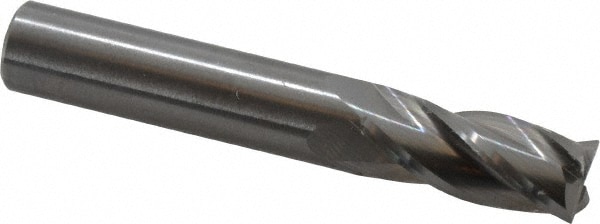 OSG 404-4331 Square End Mill: 0.4331 Dia, 0.9843 LOC, 4 Flutes, Solid Carbide Image