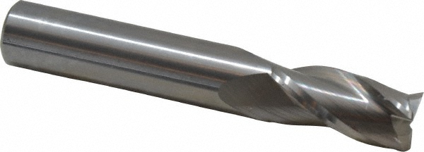 OSG 403-5625 Square End Mill: 9/16 Dia, 1-1/8 LOC, 9/16 Shank Dia, 3-1/2 OAL, 3 Flutes, Solid Carbide Image