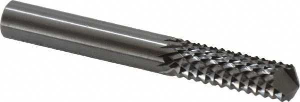 OSG 640-3124 Diamond Pattern Router Bit: 0.3125" Dia, 1" LOC, 5/16" Shank Dia, Drill Point Image