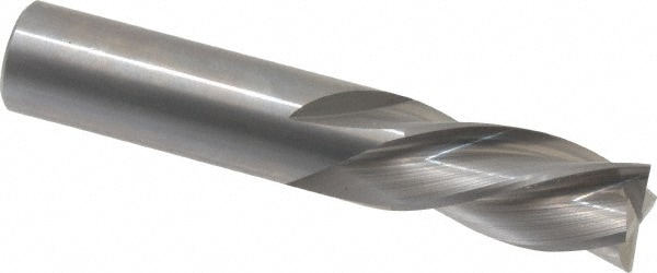 OSG 447-6250 Square End Mill: 5/8 Dia, 1-1/4 LOC, 5/8 Shank Dia, 3-1/2 OAL, 4 Flutes, Solid Carbide Image