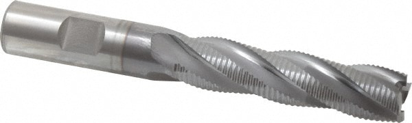 OSG 4550708 Square End Mill: 5/8 Dia, 2-1/2 LOC, 5/8 Shank Dia, 4-5/8 OAL, 4 Flutes, Cobalt Image