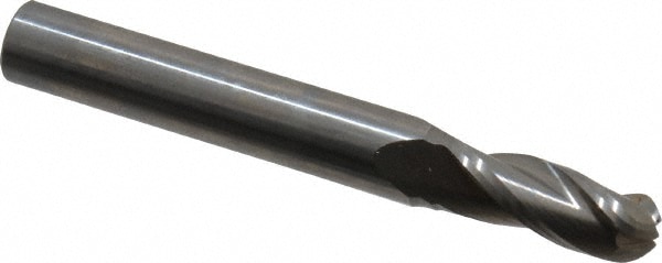 OSG 403-2812-BN Ball End Mill: 0.2813" Dia, 0.75" LOC, 3 Flute, Solid Carbide Image