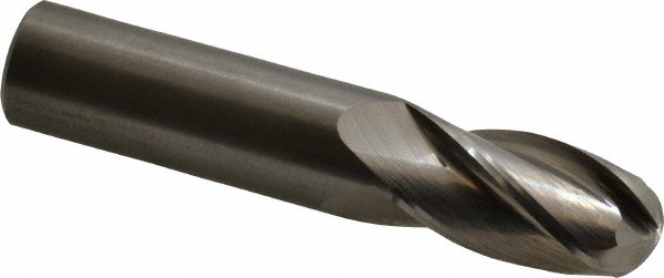 OSG 404-7874-BN Ball End Mill: 0.7874" Dia, 1.4961" LOC, 4 Flute, Solid Carbide Image