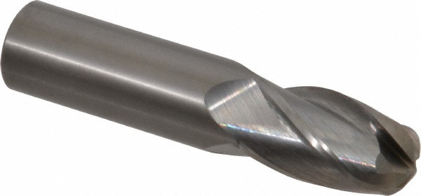 OSG 404-8661-BN Ball End Mill: 0.8661" Dia, 1.4961" LOC, 4 Flute, Solid Carbide Image