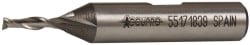 Accupro 39534 Square End Mill: 1/8 Dia, 3/8 LOC, 3/8 Shank Dia, 2-5/16 OAL, 2 Flutes, Powdered Metal Image