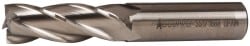 Accupro 39462 Square End Mill: 5/8 Dia, 1-5/8 LOC, 5/8 Shank Dia, 3-3/4 OAL, 4 Flutes, Powdered Metal Image