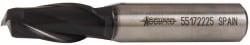 Accupro 39553 Square End Mill: 1/2 Dia, 1 LOC, 1/2 Shank Dia, 3 OAL, 2 Flutes, Powdered Metal 