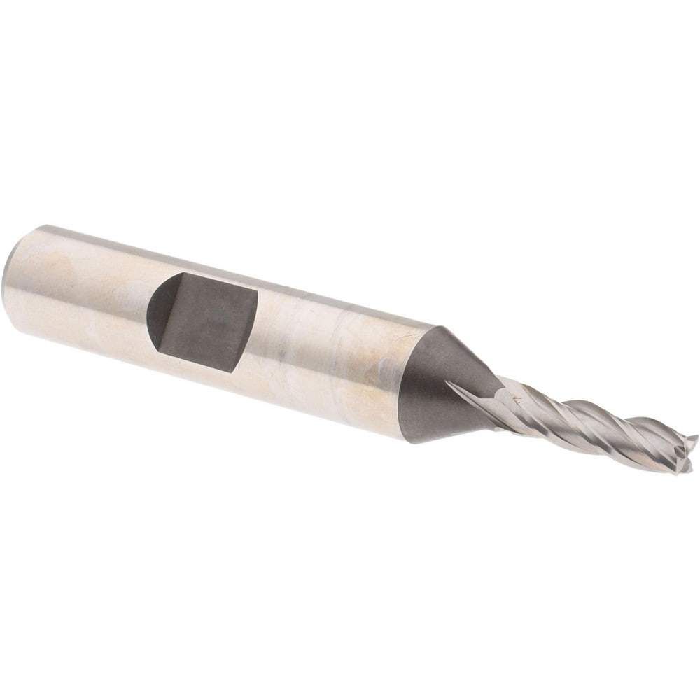 Accupro 39453 Square End Mill: 5/32 Dia, 3/8 LOC, 3/8 Shank Dia, 2-3/8 OAL, 4 Flutes, Powdered Metal Image