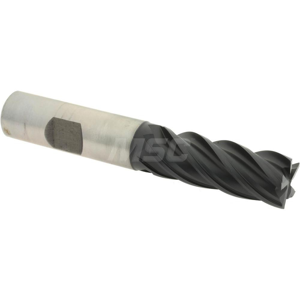 39439 Square End Mill: 5/8 Dia, 1-5/8 LOC, 5/8 Shank Dia, 3-3/4 OAL, 4 Flutes, Powdered Metal  