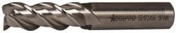 Accupro 39527 Square End Mill: 5/8 Dia, 1-5/8 LOC, 5/8 Shank Dia, 3-3/4 OAL, 3 Flutes, Powdered Metal Image