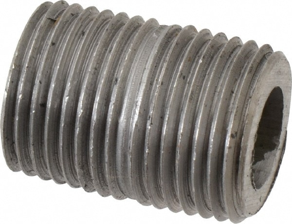 Black Pipe Nipple: 1/2" Dia, Schedule 160