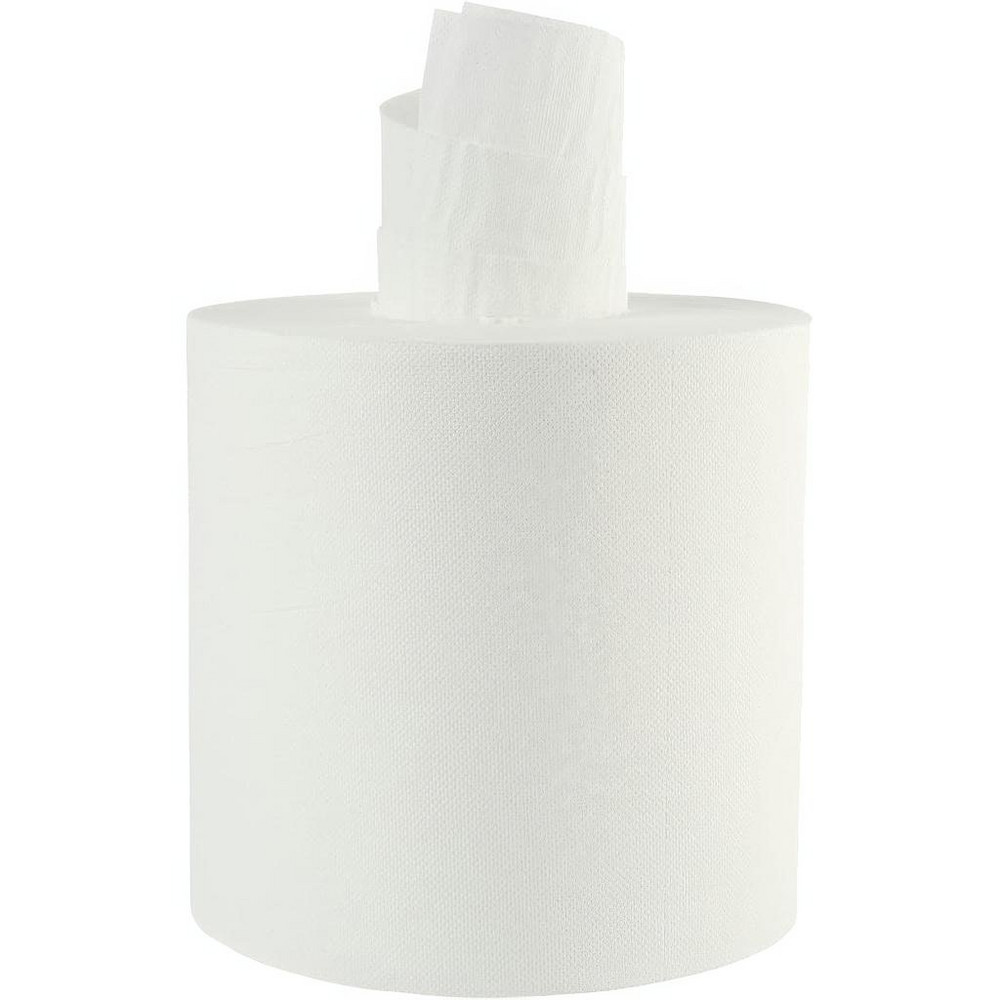 Paper Towels: Center Pull Roll, 6 Rolls, 2 Ply, White