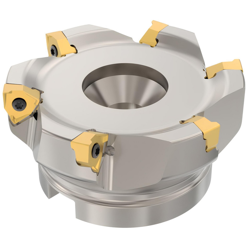 4" Cut Diam, 1-1/2" Arbor Hole Diam, 0.295" Max Depth, Indexable Square-Shoulder Face Mill