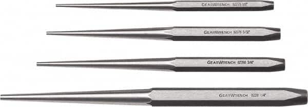 GEARWRENCH 82307 Drift Punch Set: 4 Pc, 0.125 to 0.25" 