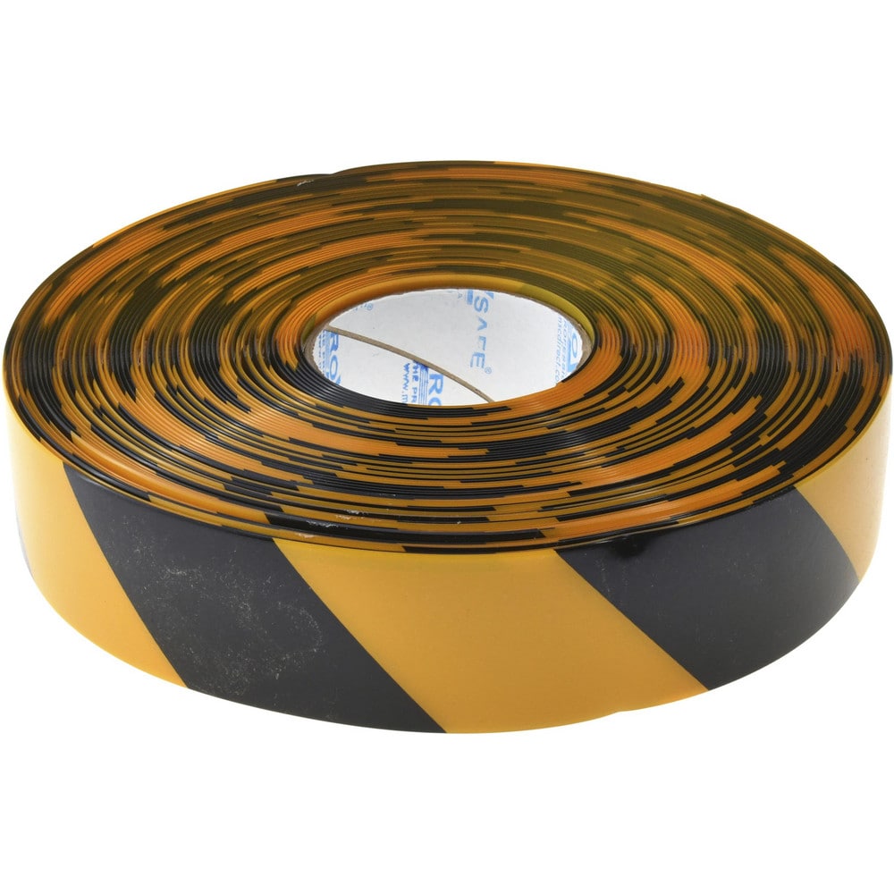 Floor & Aisle Marking Tape: 2" Wide, 100' Long, 50 mil Thick, Polyvinylchloride