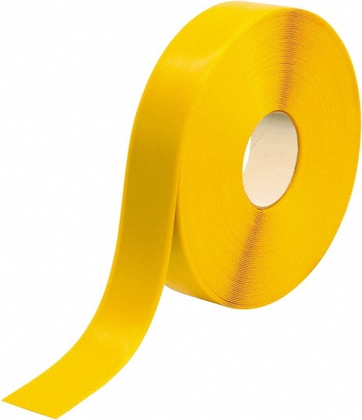 PRO-SAFE PRO-2RY Floor & Aisle Marking Tape: 2" Wide, 100 Long, 50 mil Thick, Polyvinylchloride Image