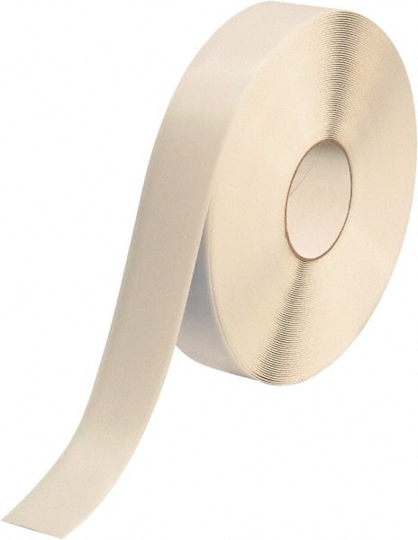 Floor & Aisle Marking Tape: 2" Wide, 100' Long, 50 mil Thick, Polyvinylchloride