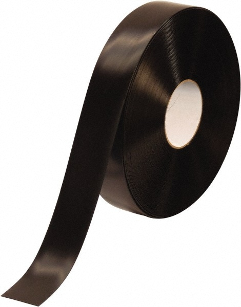 Floor & Aisle Marking Tape: 2" Wide, 100' Long, 50 mil Thick, Polyvinylchloride