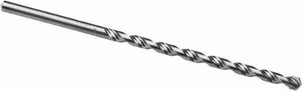 3/16" Diam, Straight Shank, Carbide-Tipped Rotary & Hammer Drill Bit