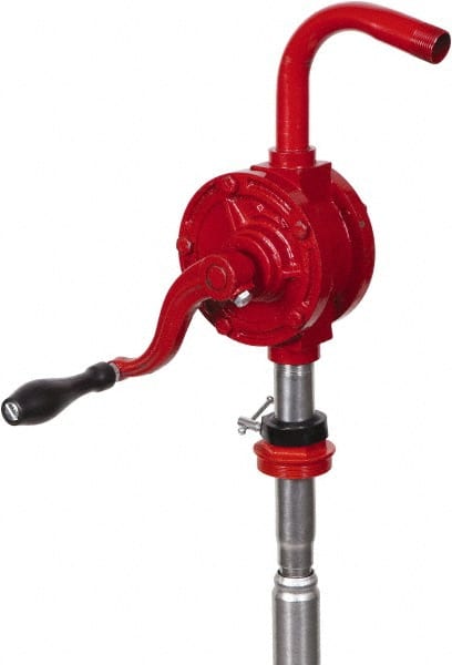 PRO-LUBE GNB/25V/3R/SPL- Rotary Hand Pump: 0.07 gal/TURN, Oil & Fuel Lubrication, Cast Iron 