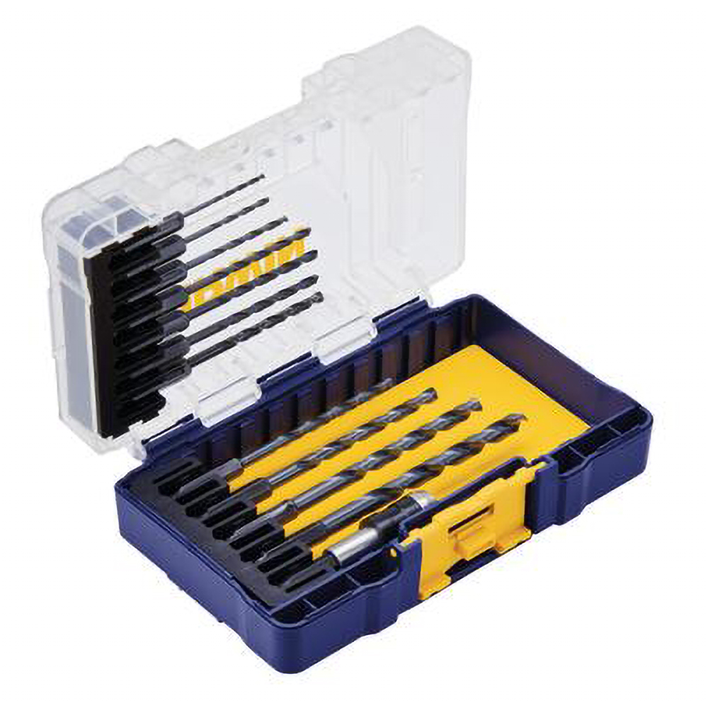 Irwin Drill Bit Set Jobber Length Drill Bits, 12 Pc, 0.0625" to 0.25