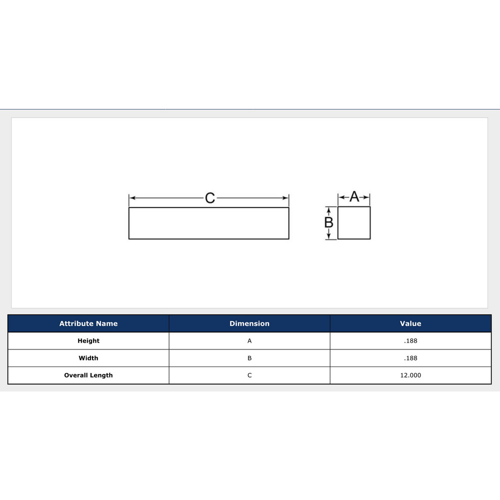 MakAKey Key Stock; Key Stock Type Undersized; Material Carbon