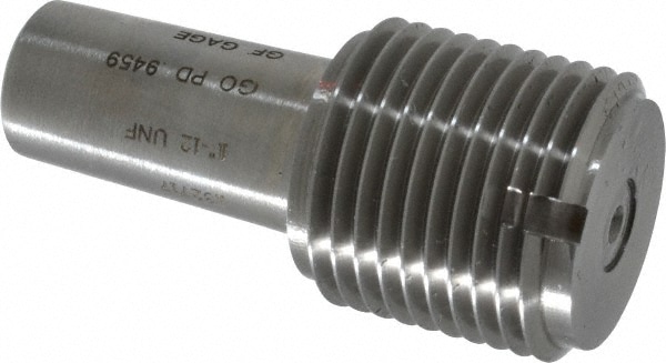 GF Gage W100012GK Plug Thread Gage: #1-12 Thread, 2B & 3B Class, Single End, Go Image