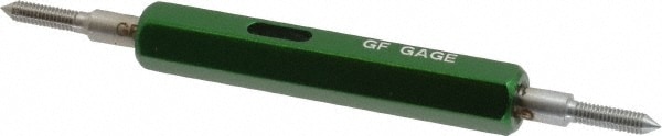 GF Gage W0086642BS Plug Thread Gage: #2-64 Thread, 2B Class, Double End, Go & No Go Image