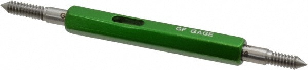 GF Gage W0138322BS Plug Thread Gage: #6-32 Thread, 2B Class, Double End, Go & No Go Image