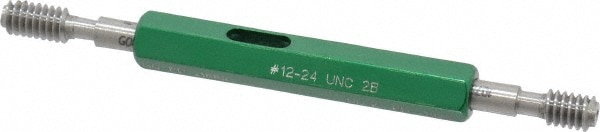 GF Gage W0216242BS Plug Thread Gage: #12-24 Thread, 2B Class, Double End, Go & No Go Image