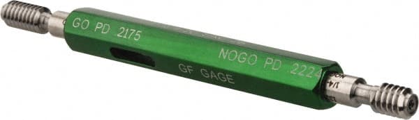 GF Gage Plug Thread Insert 1/2-20 Thread GO/NOGO Double End w/Handle H050020BS 