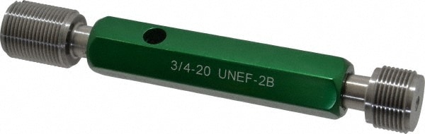 GF Gage W0750202BS Plug Thread Gage: 3/4-20 Thread, 2B Class, Double End, Go & No Go Image