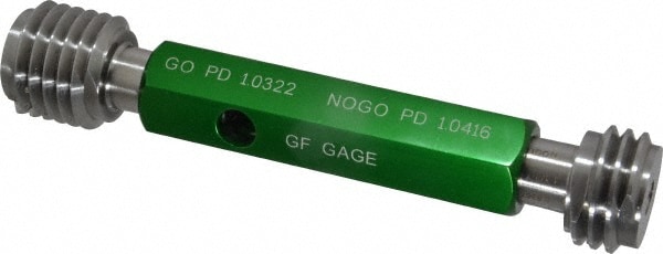 GF Gage W1125072BS Plug Thread Gage: 1-1/8-7 Thread, 2B Class, Double End, Go & No Go Image