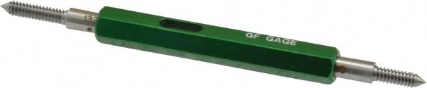 GF Gage W0112403BS Plug Thread Gage: #4-40 Thread, 3B Class, Double End, Go & No Go Image